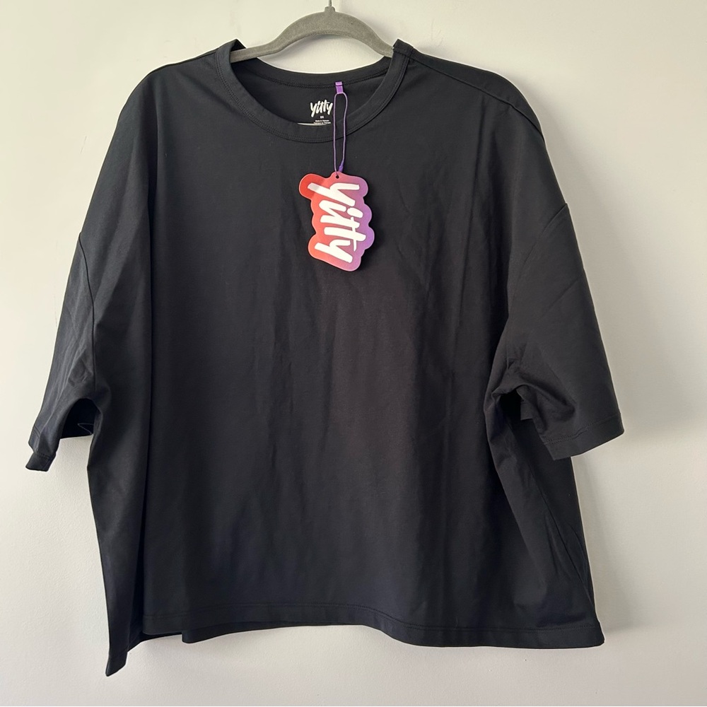 YITTY|Iconic Black Slouchy Short Sleeve Tee sz 2x